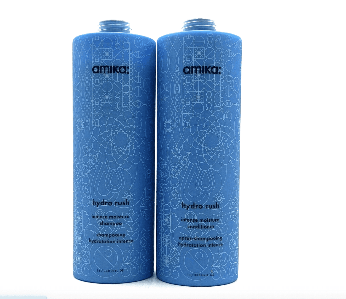 Amika Hydro Rush Intense Moisture Shampoo & Conditioner Combo Pack