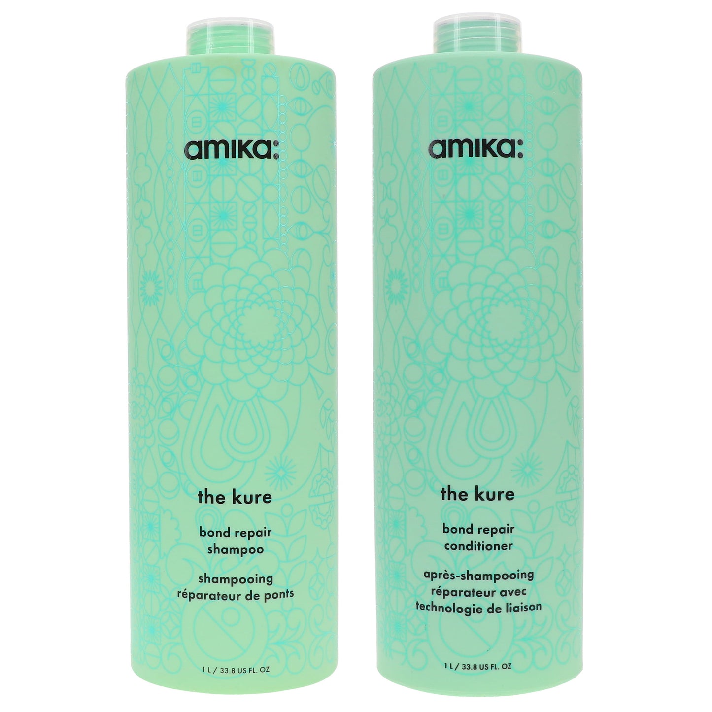 Amika The Kure Repair Shampoo & Conditioner Combo Pack