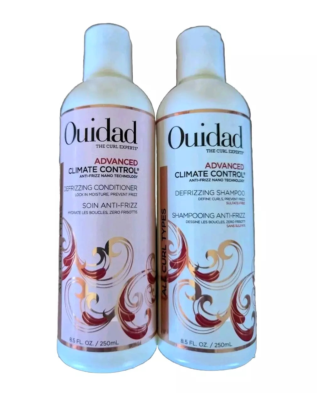 Ouidad Advanced Climate Control Defrizzing Shampoo & Conditioner, 8.5oz DUO