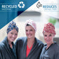Bonk Fit - Hair Towel Hands-Free Stylish Turban Wrap Made from 100% Recycled Fibers for Women & Kids - Caviar Bar
