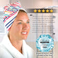 Bonk Fit - Hair Towel Hands-Free Stylish Turban Wrap Made from 100% Recycled Fibers for Women & Kids - Caviar Bar
