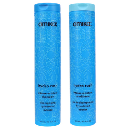 Amika Hydro Rush Intense Moisture Shampoo & Conditioner Combo Pack