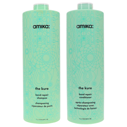 Amika The Kure Repair Shampoo & Conditioner Combo Pack